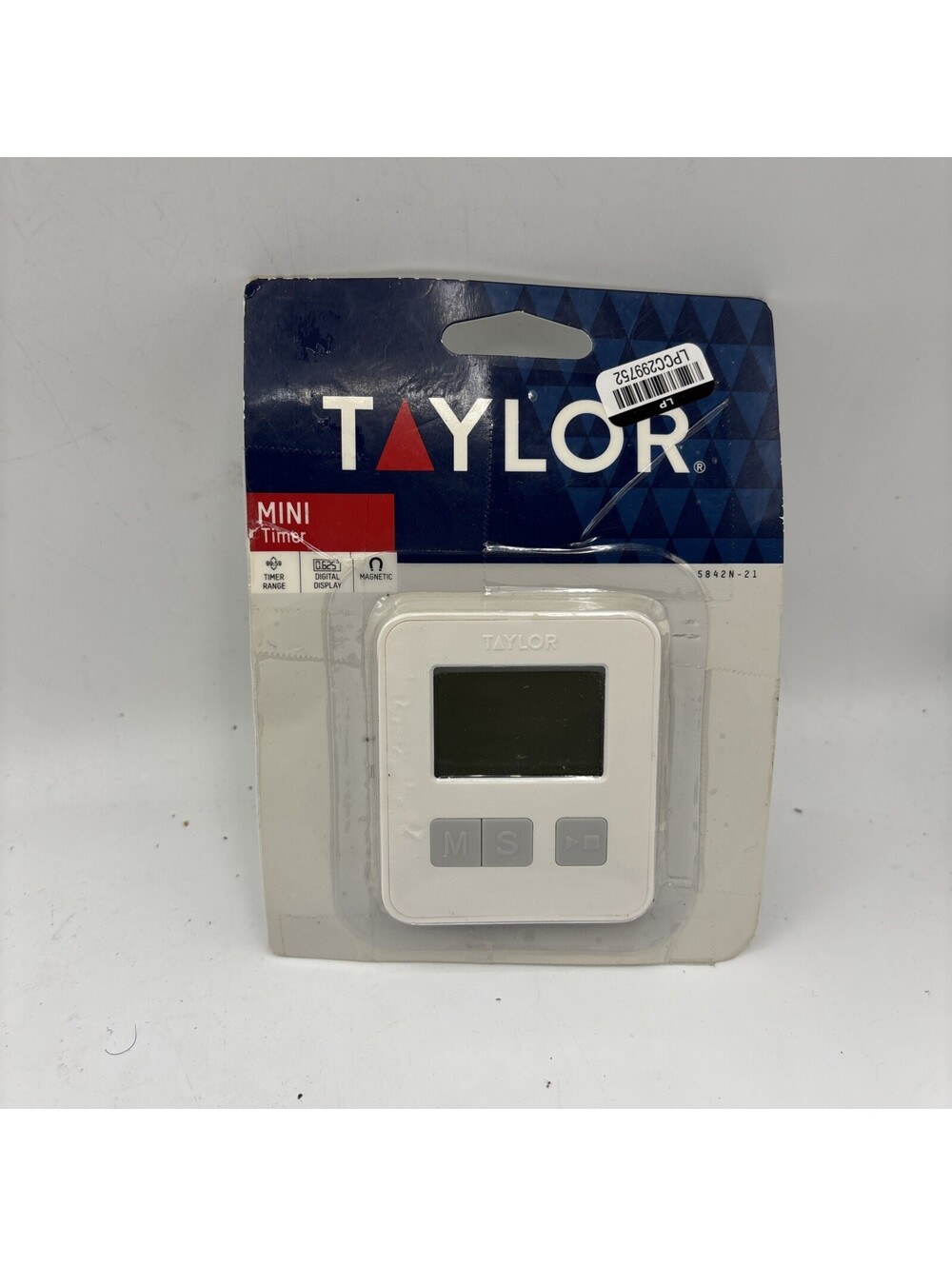 Taylor Precision Mini Digital Kitchen Timer - Pocket Time up to 99 min 59 sec